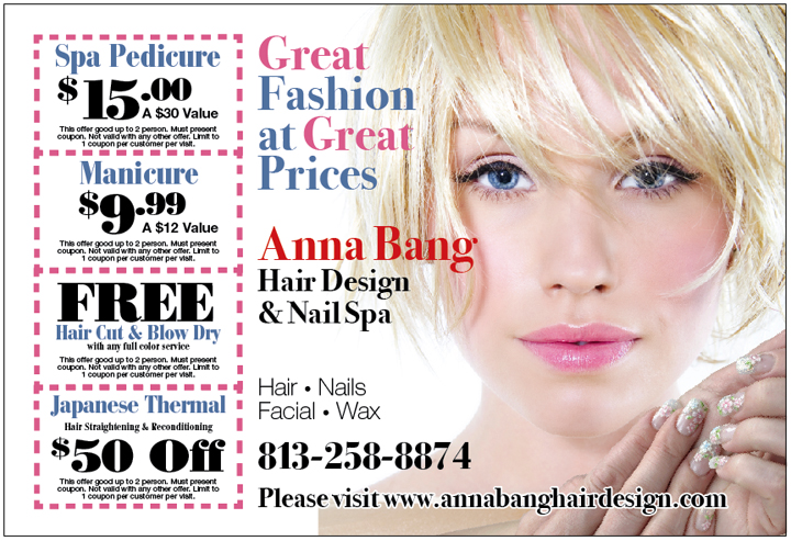 Anna Bang Hair Design & Spa - Special
